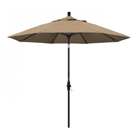 California Umbrella Patio Umbrella, Octagon, 102.38" H, Sunbrella Fabric, Heather Beige 194061017289