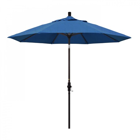 California Umbrella Patio Umbrella, Octagon, 102.38" H, Sunbrella Fabric, Regatta 194061017302
