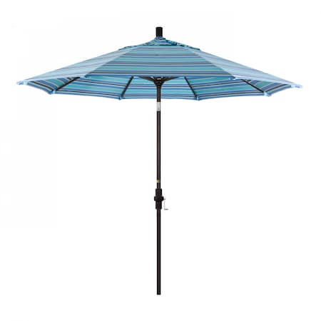 California Umbrella Patio Umbrella, Octagon, 102.38" H, Sunbrella Fabric, Dolce Oasis 194061017333