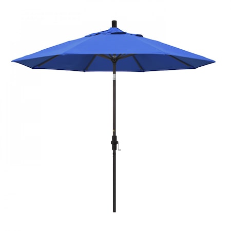 California Umbrella Patio Umbrella, Octagon, 102.38" H, Olefin Fabric, Royal Blue 194061017449