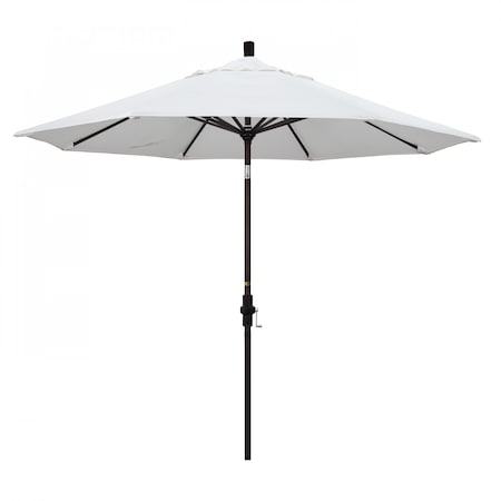 California Umbrella Patio Umbrella, Octagon, 102.38" H, Olefin Fabric, White 194061017456