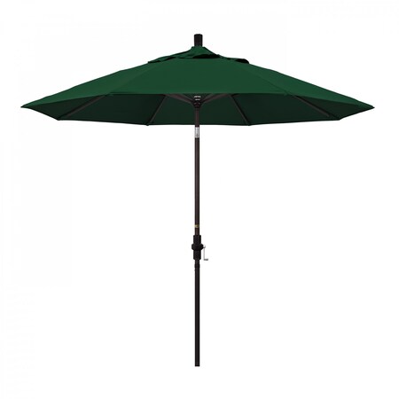 March Patio Umbrella, Octagon, 102.38" H, Olefin Fabric, Hunter Green GSCU908117-F08