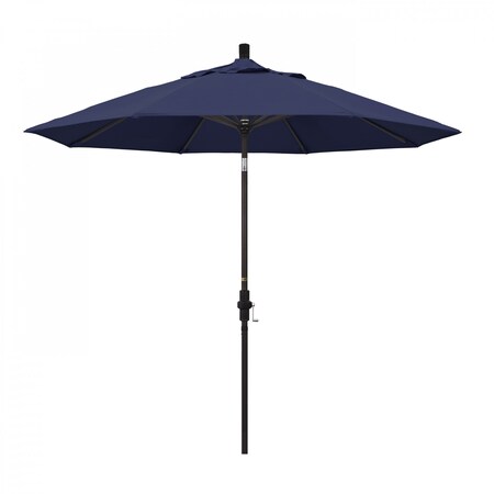 California Umbrella Patio Umbrella, Octagon, 102.38" H, Olefin Fabric, Navy 194061017470