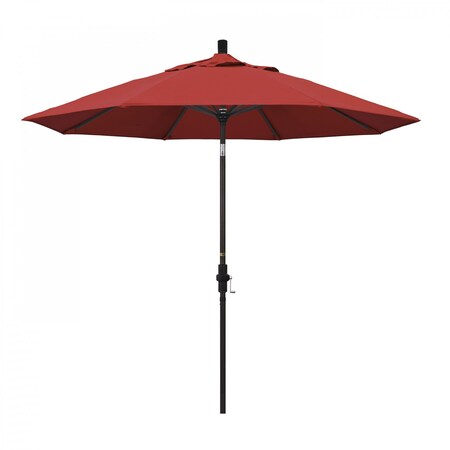 California Umbrella Patio Umbrella, Octagon, 102.38" H, Olefin Fabric, Red 194061017487
