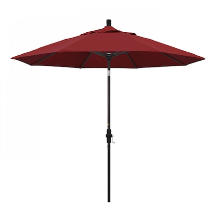 California Umbrella Patio Umbrella, Octagon, 102.38" H, Pacifica Fabric, Red 194061017678