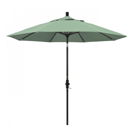 California Umbrella Patio Umbrella, Octagon, 102.38" H, Pacifica Fabric, Spa 194061017715