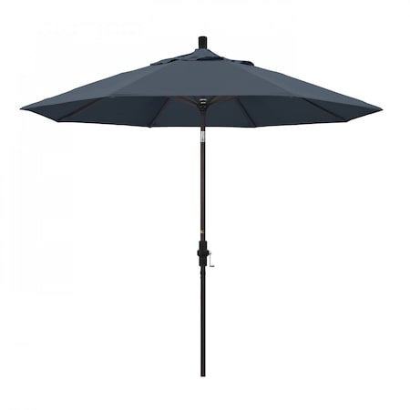 California Umbrella Patio Umbrella, Octagon, 102.38" H, Pacifica Fabric, Sapphire 194061017814