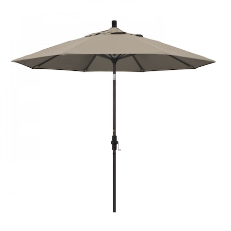 California Umbrella Patio Umbrella, Octagon, 102.38" H, Pacifica Fabric, Taupe 194061017845
