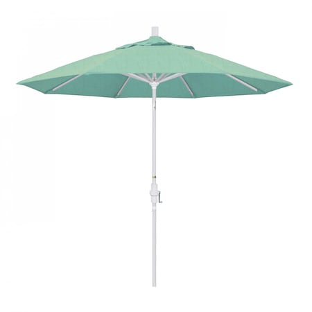 California Umbrella Patio Umbrella, Octagon, 102.38" H, Sunbrella Fabric, Spectrum Mist 194061017869