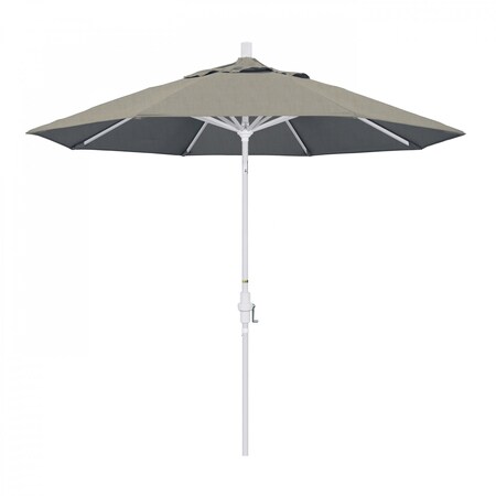 California Umbrella Patio Umbrella, Octagon, 102.38" H, Sunbrella Fabric, Spectrum Dove 194061017883
