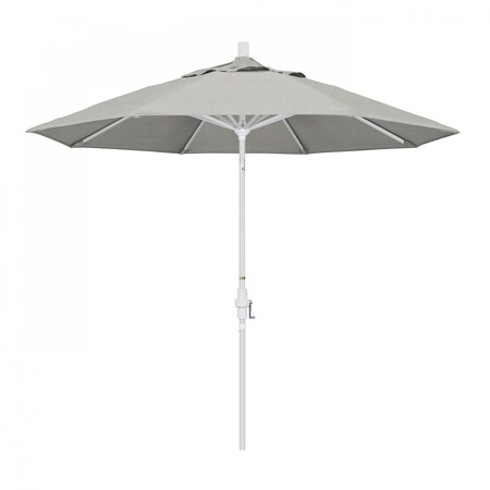 California Umbrella Patio Umbrella, Octagon, 102.38" H, Sunbrella Fabric, Granite 194061017937