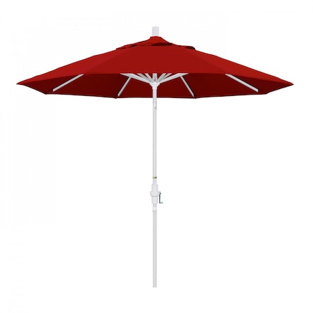 California Umbrella Patio Umbrella, Octagon, 102.38" H, Sunbrella Fabric, Jockey Red 194061017944