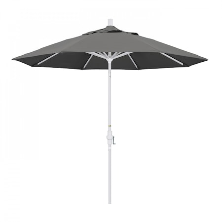 California Umbrella Patio Umbrella, Octagon, 102.38" H, Sunbrella Fabric, Charcoal 194061017968