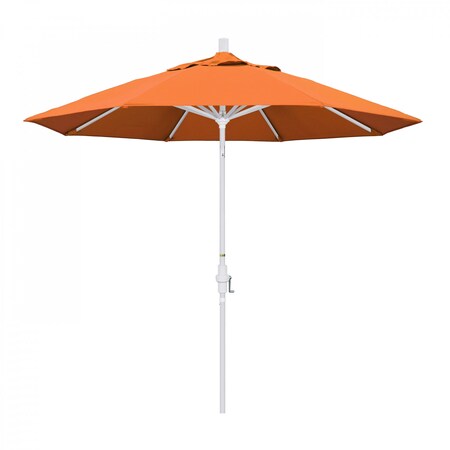 California Umbrella Patio Umbrella, Octagon, 102.38" H, Sunbrella Fabric, Tangerine 194061017982