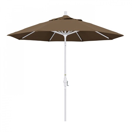 California Umbrella Patio Umbrella, Octagon, 102.38" H, Sunbrella Fabric, Cocoa 194061018088
