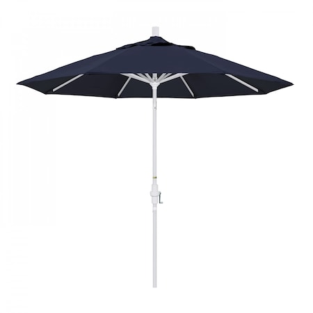 California Umbrella Patio Umbrella, Octagon, 102.38" H, Sunbrella Fabric, Navy 194061018118