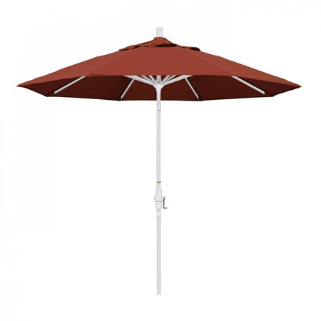 California Umbrella Patio Umbrella, Octagon, 102.38" H, Sunbrella Fabric, Terracotta 194061018125