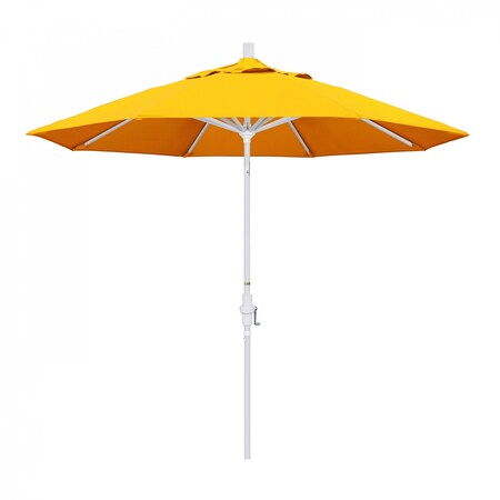 California Umbrella Patio Umbrella, Octagon, 102.38" H, Sunbrella Fabric, Sunflower Yellow 194061018156