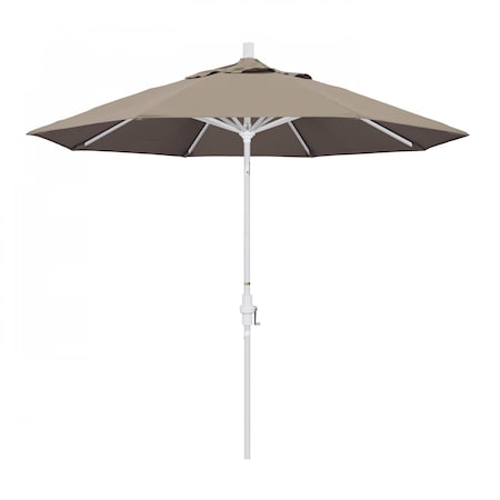 California Umbrella Patio Umbrella, Octagon, 102.38" H, Sunbrella Fabric, Taupe 194061018163