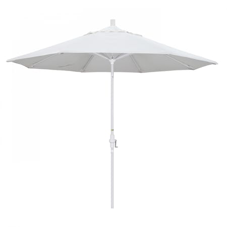 California Umbrella Patio Umbrella, Octagon, 102.38" H, Olefin Fabric, White 194061018354