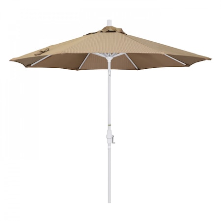 California Umbrella Patio Umbrella, Octagon, 102.38" H, Olefin Fabric, Terrace Sequoia 194061018538