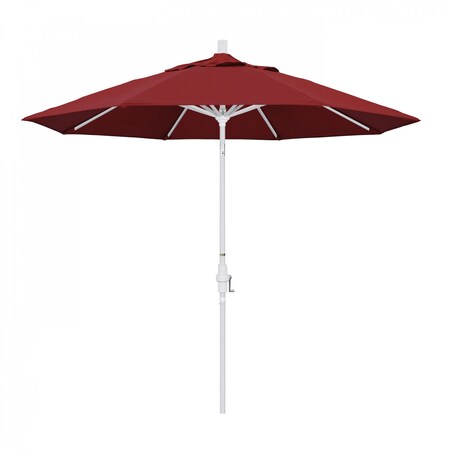 California Umbrella Patio Umbrella, Octagon, 102.38" H, Pacifica Fabric, Red 194061018576