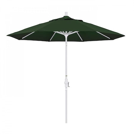 California Umbrella Patio Umbrella, Octagon, 102.38" H, Pacifica Fabric, Hunter Green 194061018705