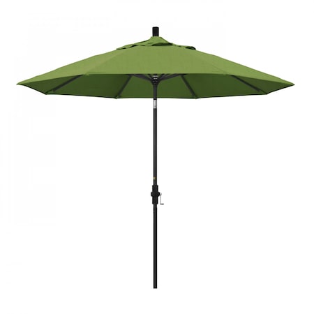 California Umbrella Patio Umbrella, Octagon, 102.38" H, Sunbrella Fabric, Spectrum Cilantro 194061018774