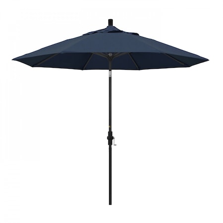 California Umbrella Patio Umbrella, Octagon, 102.38" H, Sunbrella Fabric, Spectrum Indigo 194061018798