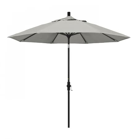 California Umbrella Patio Umbrella, Octagon, 102.38" H, Sunbrella Fabric, Granite 194061018835