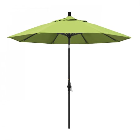 California Umbrella Patio Umbrella, Octagon, 102.38" H, Sunbrella Fabric, Parrot 194061018873