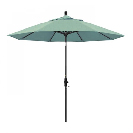 California Umbrella Patio Umbrella, Octagon, 102.38" H, Sunbrella Fabric, Spa 194061018927