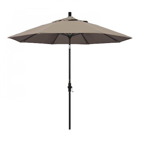 California Umbrella Patio Umbrella, Octagon, 102.38" H, Sunbrella Fabric, Taupe 194061019061
