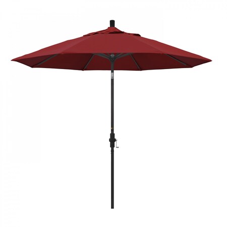 California Umbrella Patio Umbrella, Octagon, 102.38" H, Pacifica Fabric, Red 194061019474
