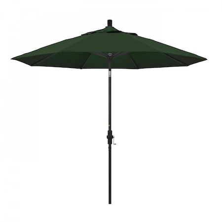 California Umbrella Patio Umbrella, Octagon, 102.38" H, Pacifica Fabric, Hunter Green 194061019603
