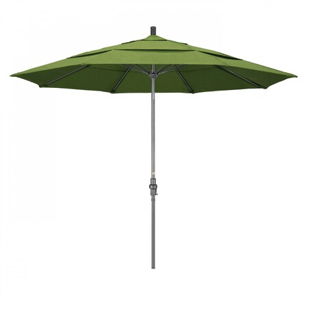 California Umbrella Patio Umbrella, Octagon, 109.5" H, Sunbrella Fabric, Spectrum Cilantro 194061019672