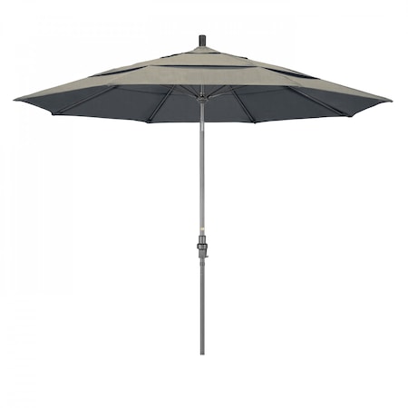 California Umbrella Patio Umbrella, Octagon, 109.5" H, Sunbrella Fabric, Spectrum Dove 194061019689
