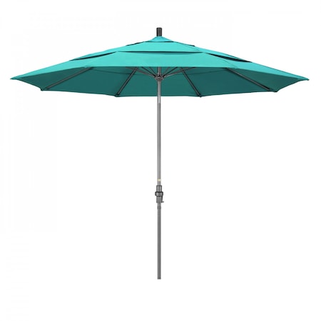 March Patio Umbrella, Octagon, 109.5" H, Sunbrella Fabric, Aruba 194061019856