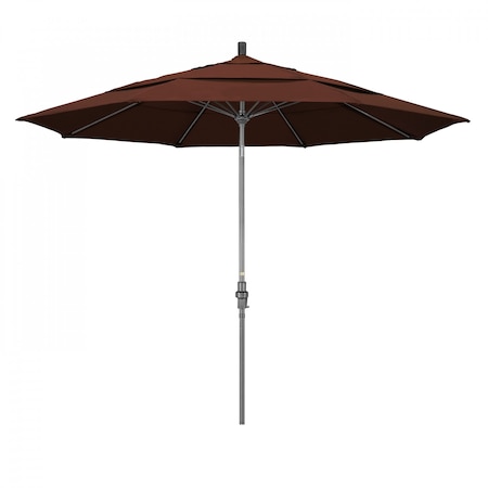 California Umbrella Patio Umbrella, Octagon, 109.5" H, Sunbrella Fabric, Bay Brown 194061019900