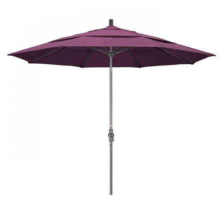 California Umbrella Patio Umbrella, Octagon, 109.5" H, Sunbrella Fabric, Iris 194061020081