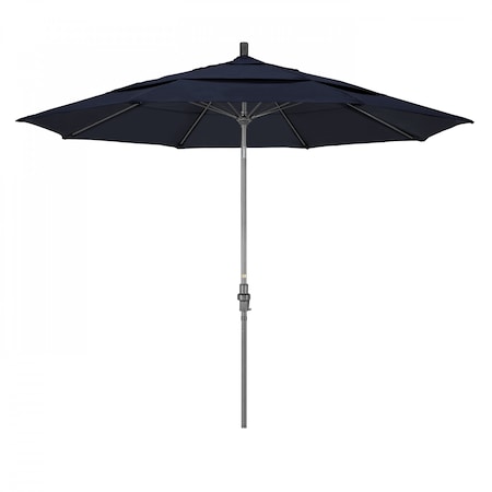 California Umbrella Patio Umbrella, Octagon, 109.5" H, Olefin Fabric, Navy 194061020135