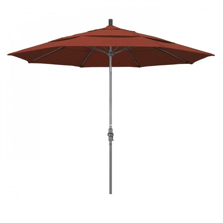 California Umbrella Patio Umbrella, Octagon, 109.5" H, Olefin Fabric, Terracotta 194061020227