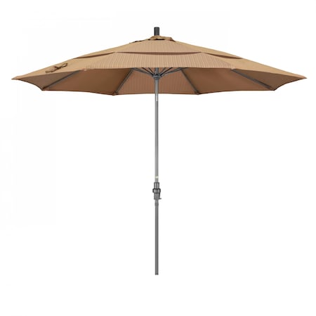 California Umbrella Patio Umbrella, Octagon, 109.5" H, Olefin Fabric, Terrace Sequoia 194061020272