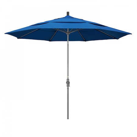 California Umbrella Patio Umbrella, Octagon, 109.5" H, Pacifica Fabric, Pacific Blue 194061020302