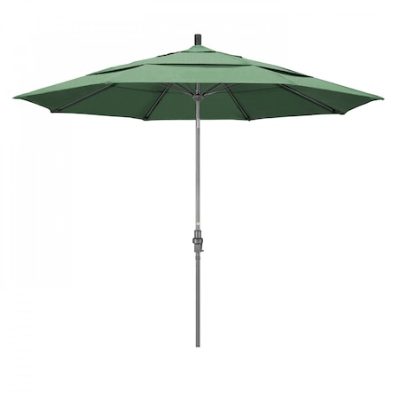 California Umbrella Patio Umbrella, Octagon, 109.5" H, Pacifica Fabric, Spa 194061020357