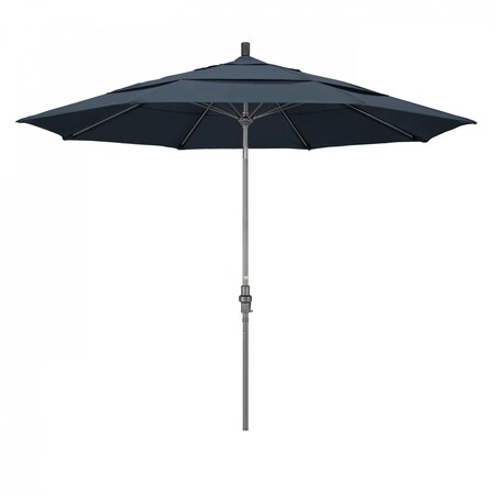 California Umbrella Patio Umbrella, Octagon, 109.5" H, Pacifica Fabric, Sapphire 194061020456
