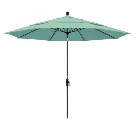 California Umbrella Patio Umbrella, Octagon, 109.5" H, Sunbrella Fabric, Spectrum Mist 194061020500