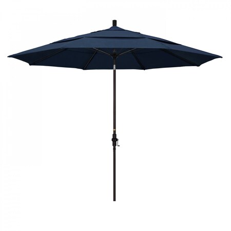 California Umbrella Patio Umbrella, Octagon, 109.5" H, Sunbrella Fabric, Spectrum Indigo 194061020531