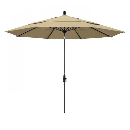California Umbrella Patio Umbrella, Octagon, 109.5" H, Sunbrella Fabric, Beige 194061020715