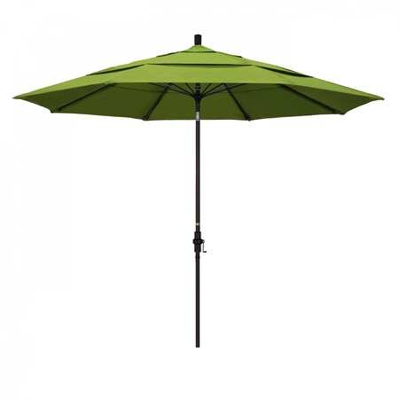 California Umbrella Patio Umbrella, Octagon, 109.5" H, Sunbrella Fabric, Macaw 194061020739